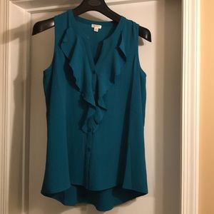 Bright summer sleeveless top